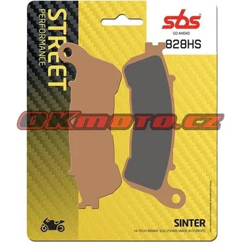 Brzdová destička Přední brzdové destičky SBS 828HS - Honda CBR 600 F ABS, 600ccm - 11-13