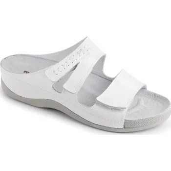Dámská zdravotní obuv MEDISTYLE TÝNA LT-611 pantofel bílý, bílá - 42