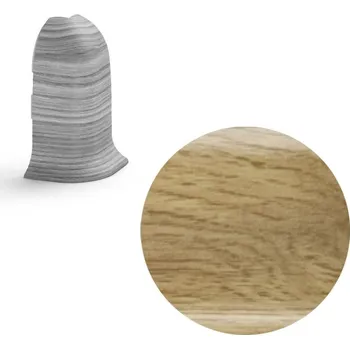 soklová lišta NOVÁK Vnější roh k soklové liště PVC dub Frigola 56x23 flexibilní NGOVE2
