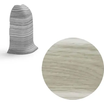 soklová lišta NOVÁK Vnější roh k soklové liště PVC dub Sparta 56x23 flexibilní NGOVE1