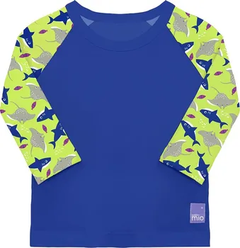Kojenecké plavky Bambino Mio Neon dětské tričko do vody s rukávem modré