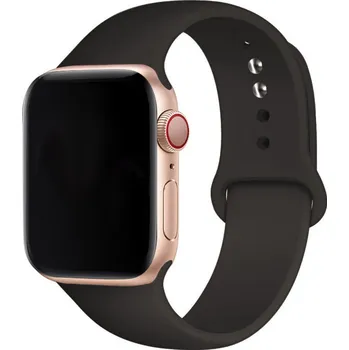 Příslušenství k chytrým hodinkám Silikonový řemínek pro Apple Watch 42/44/45/46/49mm Barva: Kakaová, Typ: 27