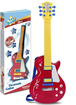 Hudební nástroj pro děti BONTEMPI Elektrická rocková kytara červená