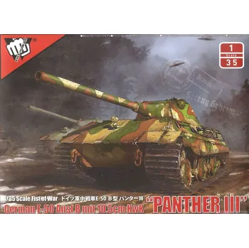 Plastikový model Modelcollect 1/35 Fist of War German Medium Tank E-50 "Panther III"