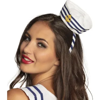 Karnevalový doplněk Boland Námořnická čepička na čelence