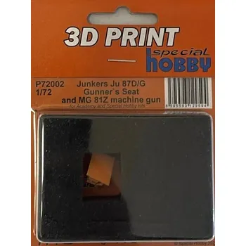 Plastikový model 1/72 Ju 87D/G Gunner's Seat and MG 81Z