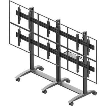 Profesionální stojan na 6 Tv monitorů Edbak VWTA3257L