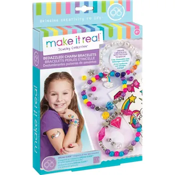 dětská sada na výrobu šperků Recenze Make It Real Náramky a tetování symboly