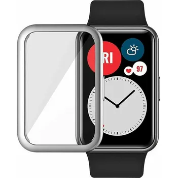 Ochranný kryt pro Huawei Watch Fit - Stříbrný