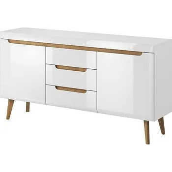 Komoda Nordi b | komoda NKSZ160 | bílá lesk