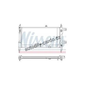 Chladič motoru Chladič motoru NISSENS 632391