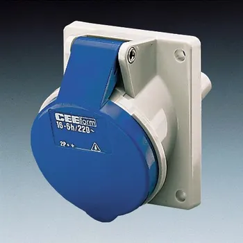 Elektrická zásuvka MENNEKES 1500 32A 5P 6H 400V VESTAVNÁ ZÁSUVKA ŠIKMÁ