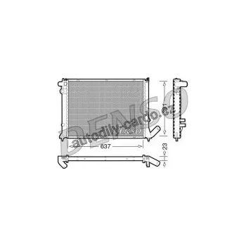 Chladič motoru Chladič motoru DENSO (DE DRM21050)