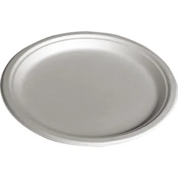 Jednorázové nádobí Talíř jednorázový CHINET z cukrové třtiny, 22 cm, 50ks