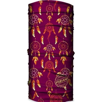 Šátek multifunkční šátek Fizan Barva: vínová