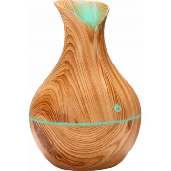 Elektrický aroma difuzér Aroma difuzér 15 x 10 cm světlé dřevo