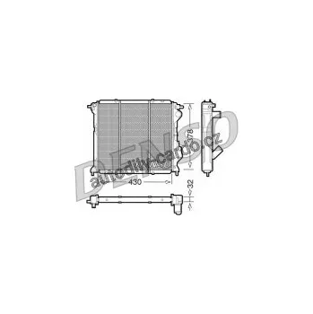 Chladič motoru Chladič motoru DENSO (DE DRM23027)