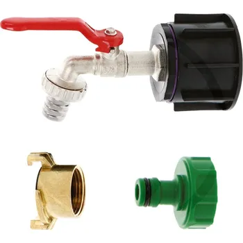 Vodovodní kohout Bovram IBC System Sada adaptérů S60x6 s 3/4" mosazným ventilem