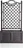 Bama Separe truhlík s okrasnou mříží 80 cm, hnědý