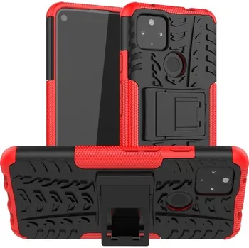 Příslušenství pro tablet VSECHNONAMOBIL 27627 STAND Extra odolný obal Google Pixel 4a 5G červený