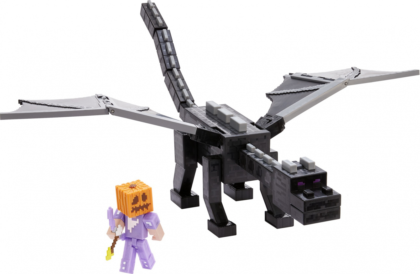 foto Figurka Mattel Minecraft Ultimátní Drak Ender a Steve