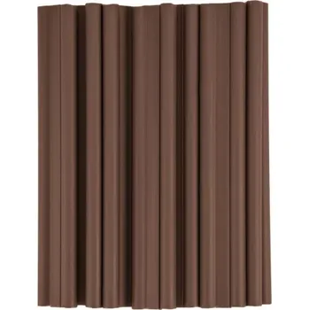 Příslušenství pro plot Bradas Upevňovací spony k těsnícímu pásu 19 cm, brown, 20ks