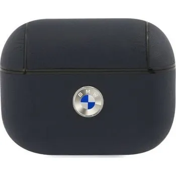 Sluchátka BMW 39203 BMW SIGNATURE Kožené pouzdro pro Apple AirPods Pro tmavě modré