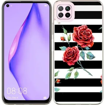 Pouzdro na mobilní telefon VSECHNONAMOBIL 24778 MY ART Ochranný kryt Huawei P40 Lite BLACK AND WHITE (034)