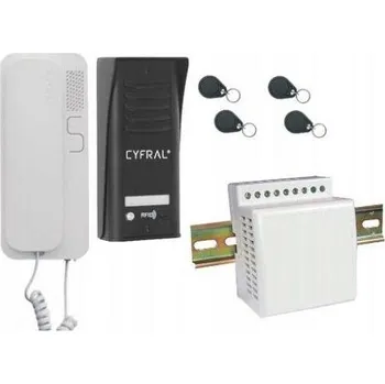 CYFRAL EURA "CYFRAL" COSMO 1-LOKÁTOROVÝ INTERKOM ČERNÝ