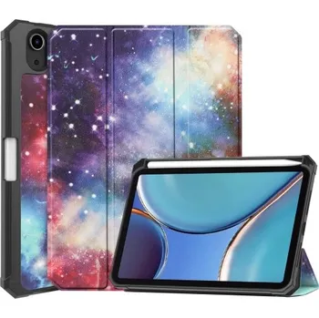 Pouzdro na tablet VSECHNONAMOBIL 34252 ART zaklapovací obal Apple iPad mini 2021 / iPad mini 2024 GALAXY