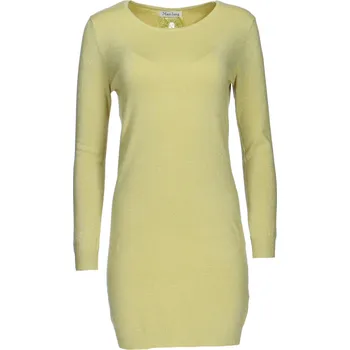 Dámský svetr MH2252 svetřík delší barva: žlutá okr., velikost: L/XL