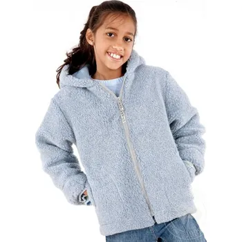 Chlapecká bunda Dětská zimní bunda z ovčí vlny velikost 116-122 světle modrá, Barevné varianty Světle modrá, Velikosti 116 200-100-00176