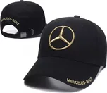 Mercedes-Benz Černá kšiltovka se zlatým…