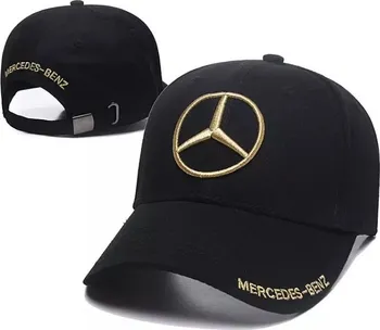 Kšiltovka Mercedes-Benz Černá kšiltovka se zlatým logem uni