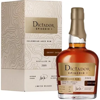 Rum Dictador Episodio Sherry cask 2005 0,7 l