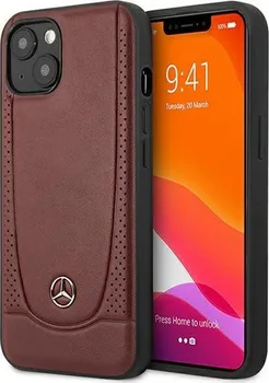 Pouzdro na mobilní telefon Mercedes-Benz Hard Case pro Apple iPhone 13 Red Urban Line