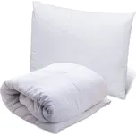 Set Celoroční přikrývka prošívaná 140 x 200 cm s kuličkovým polštářem KOMFORT 70 x 90 cm, přikrývka 140 x 200 cm, polštář 70 x 90 cm