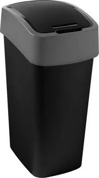 Odpadkový koš Curver Flipbin 45 l šedý/černý