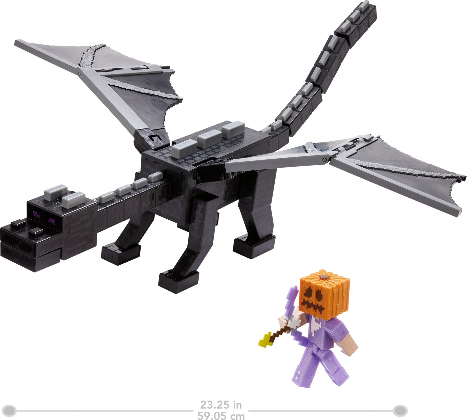 foto Figurka Mattel Minecraft Ultimátní Drak Ender a Steve
