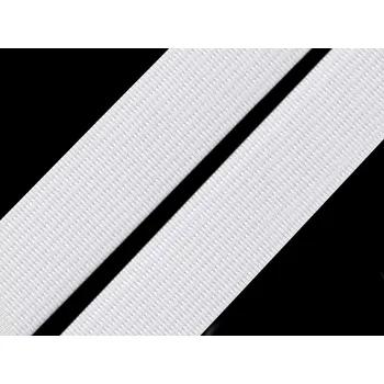 Pruženka tkaná šíře 15 mm, barva 1 bílá