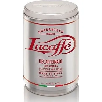 Káva Lucaffe Decaffeinato zrnková káva 250g