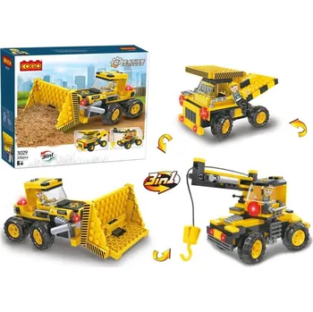 ostatní stavebnice COGO stavebnice Stavba stavební stroje 3v1 kompatibilní 220 dílů