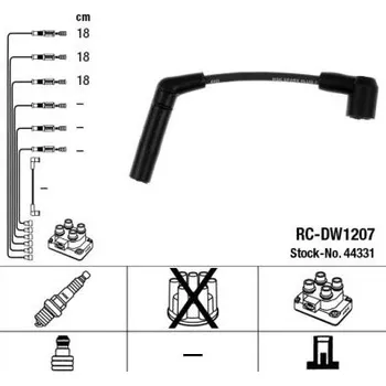 Zapalovací kabel Sada kabelů pro zapalování NGK 44331