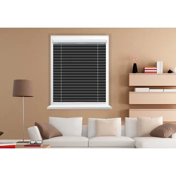 Žaluzie Rolux Vnitřní hliníková žaluzie Černá OPAL, 400 mm, 1200 mm, Černá