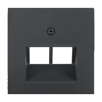 Elektrická zásuvka Díl BERKER 14091606 S.1/B.x pro 2xRJ45 14091606