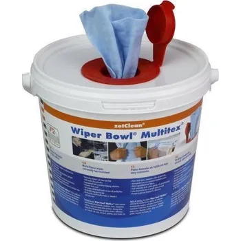 ZVG utěrky čistící vlhčené v kbelíku Wiper bowl Multitex 25x25cm (72 ks) (50132-000)