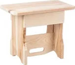 ČistéDřevo Dřevěná stolička 2v1 borovice