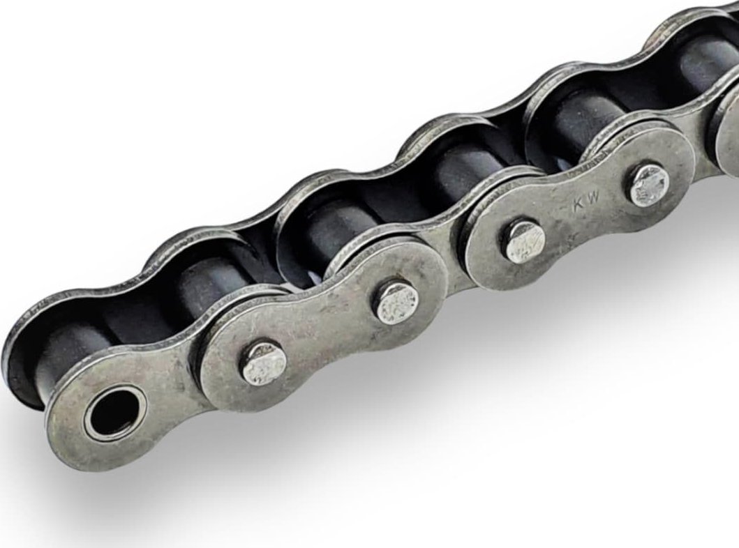 Válečkový řetěz 16B-1 KettenWulf KW (1″ × 17,02 mm, DIN 8187) - 5m balení (+ 2 spojky)