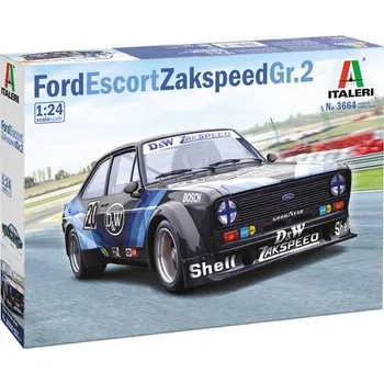 Plastikový model Italeri Model Kit auto 3664 - Ford Escort Zakspeed Gr. 2 (1:24)