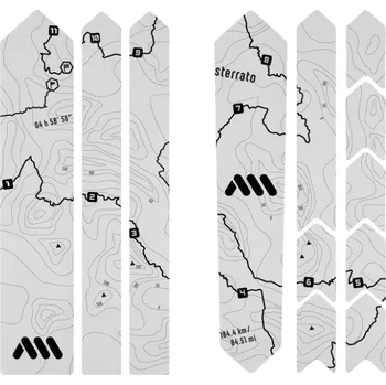 All Mountain Style Sterrato Black AMSFG8STRB ochranné samolepky Road/Gravel